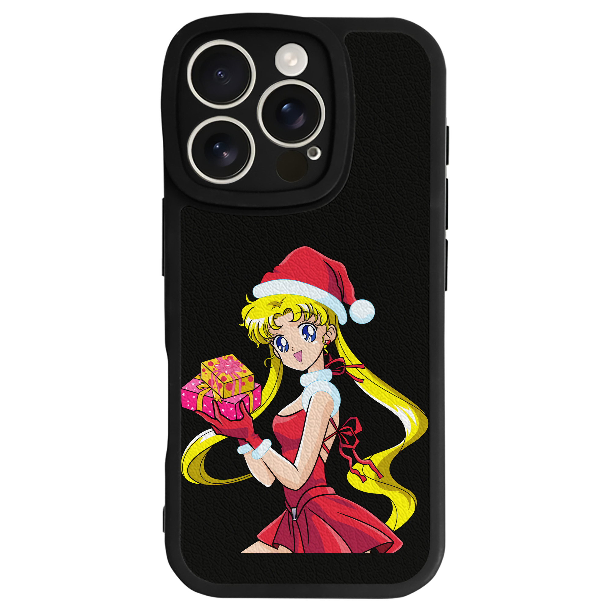 （画像用） 美少女戦士セーラームーン 月野 うさぎ つきの うさぎ Sailor Moon Tsukino Usagi 【iPhone 16シリーズ対応】シリコンスマホケース（レザー調） 材質：シリコン